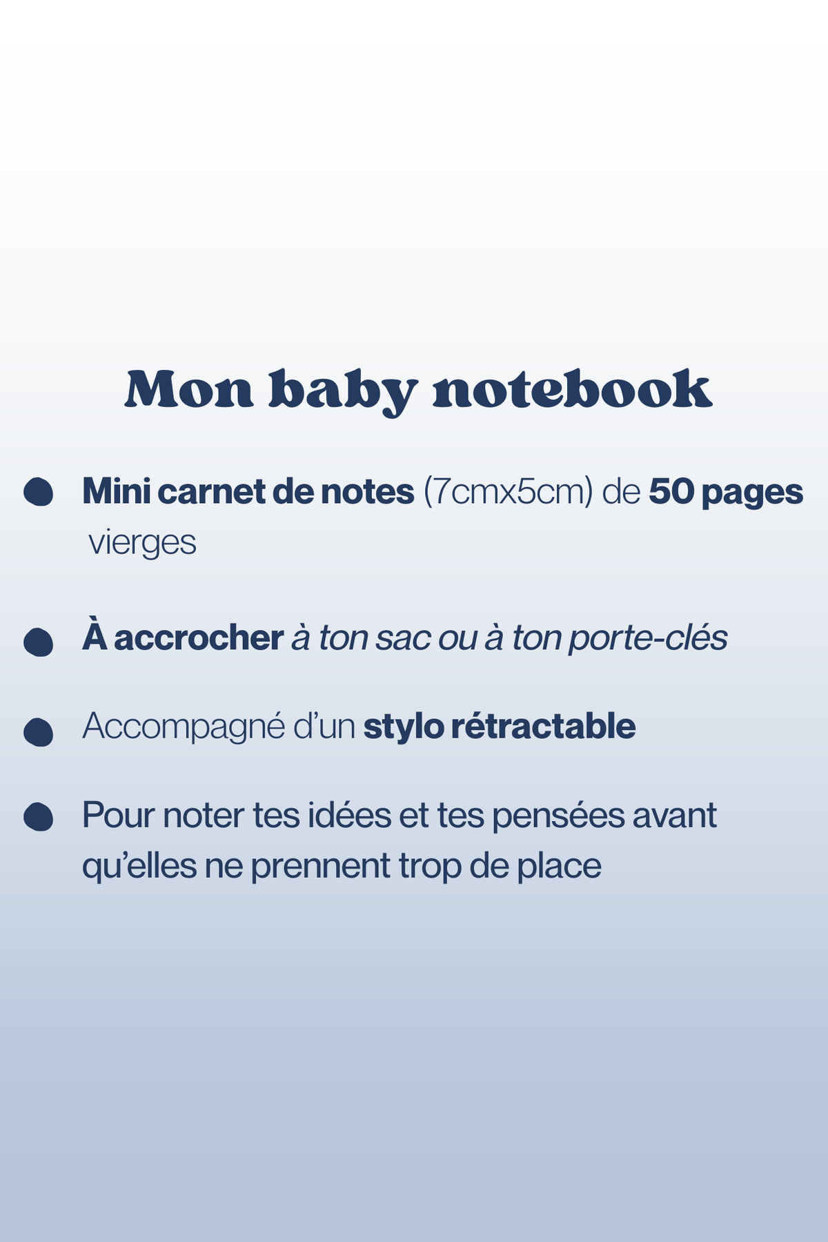 Mon baby notebook