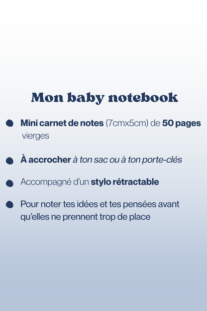 Mon baby notebook