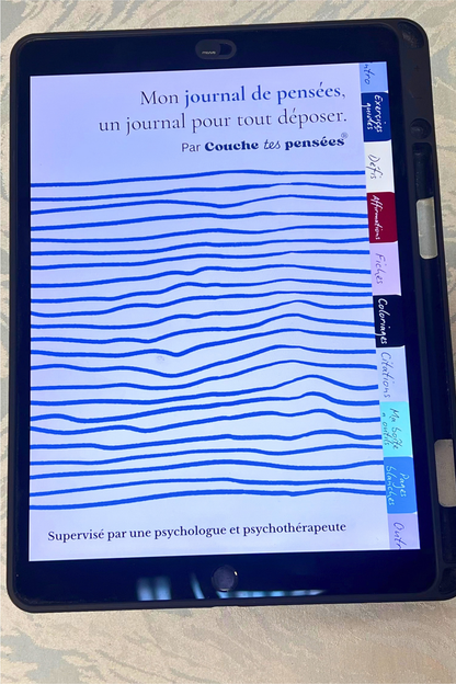 Mon journal de pensées interactif